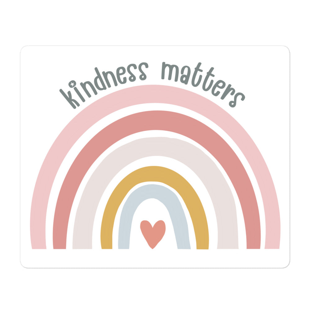 Kindness Matters - Bubble-Free Stickers