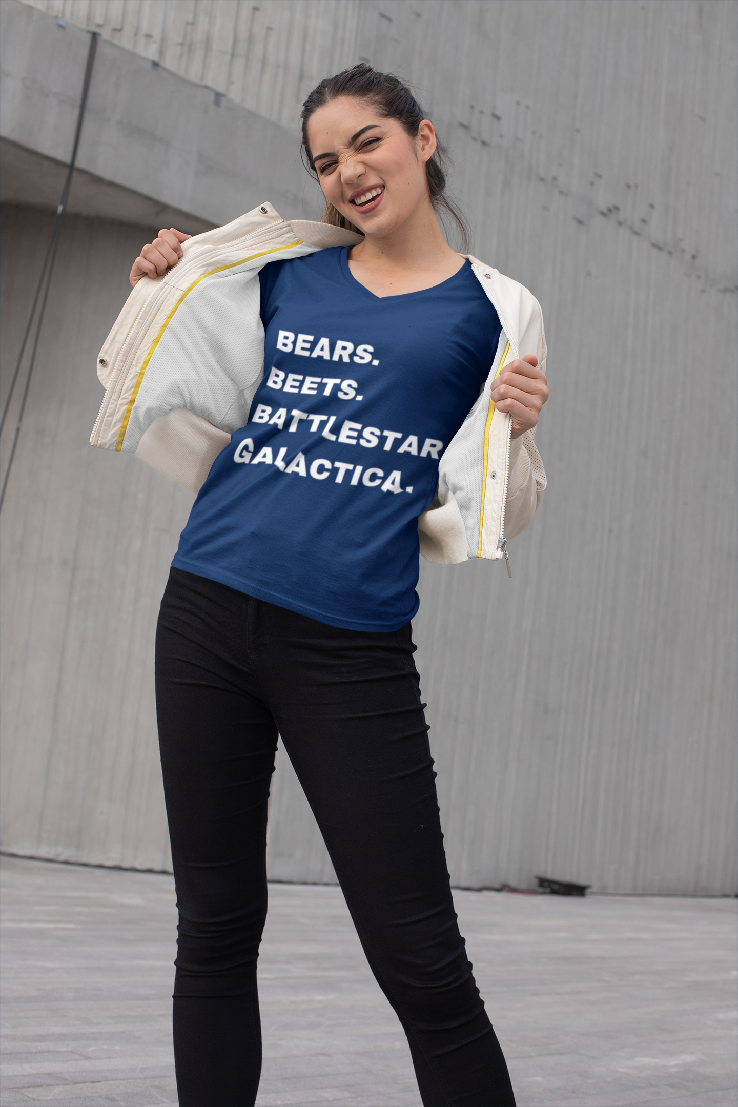 BBB - Women’s Relaxed V-Neck T-Shirt
