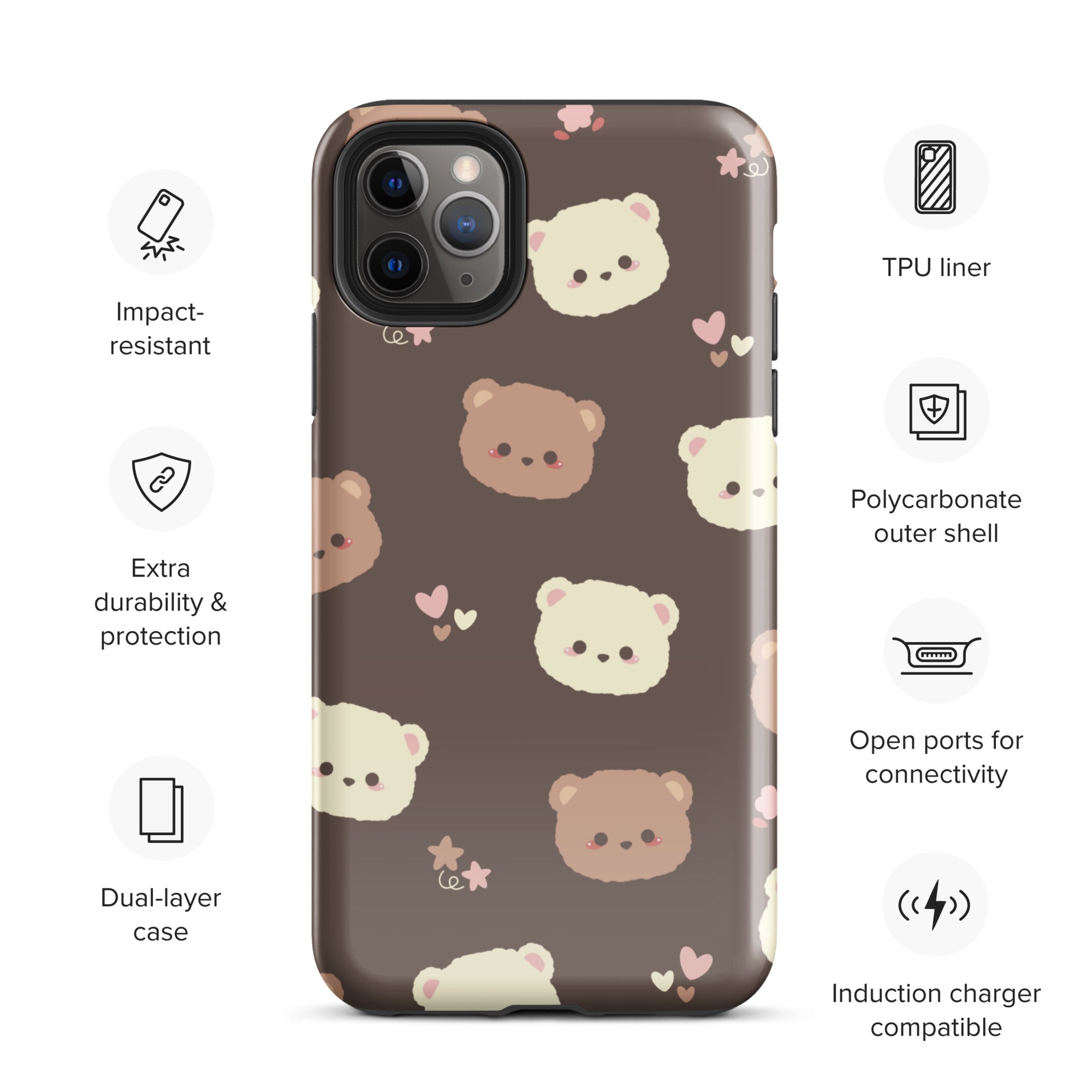 Unbearably Cute - Tough Case for iPhone®