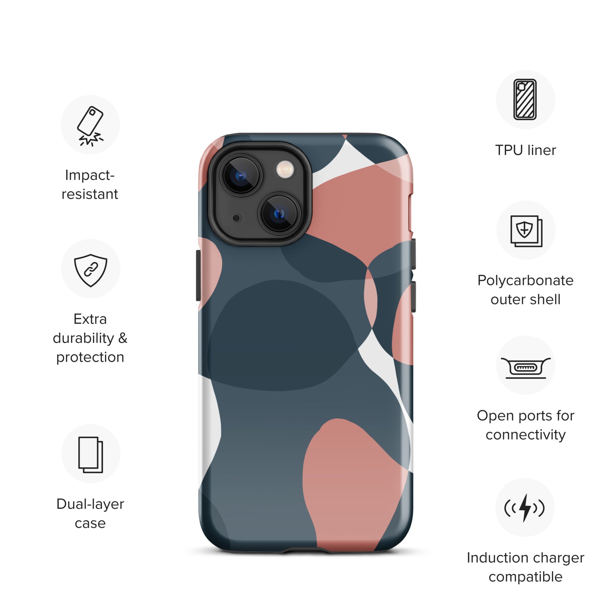 Go with the Flow - Tough Case for iPhone®