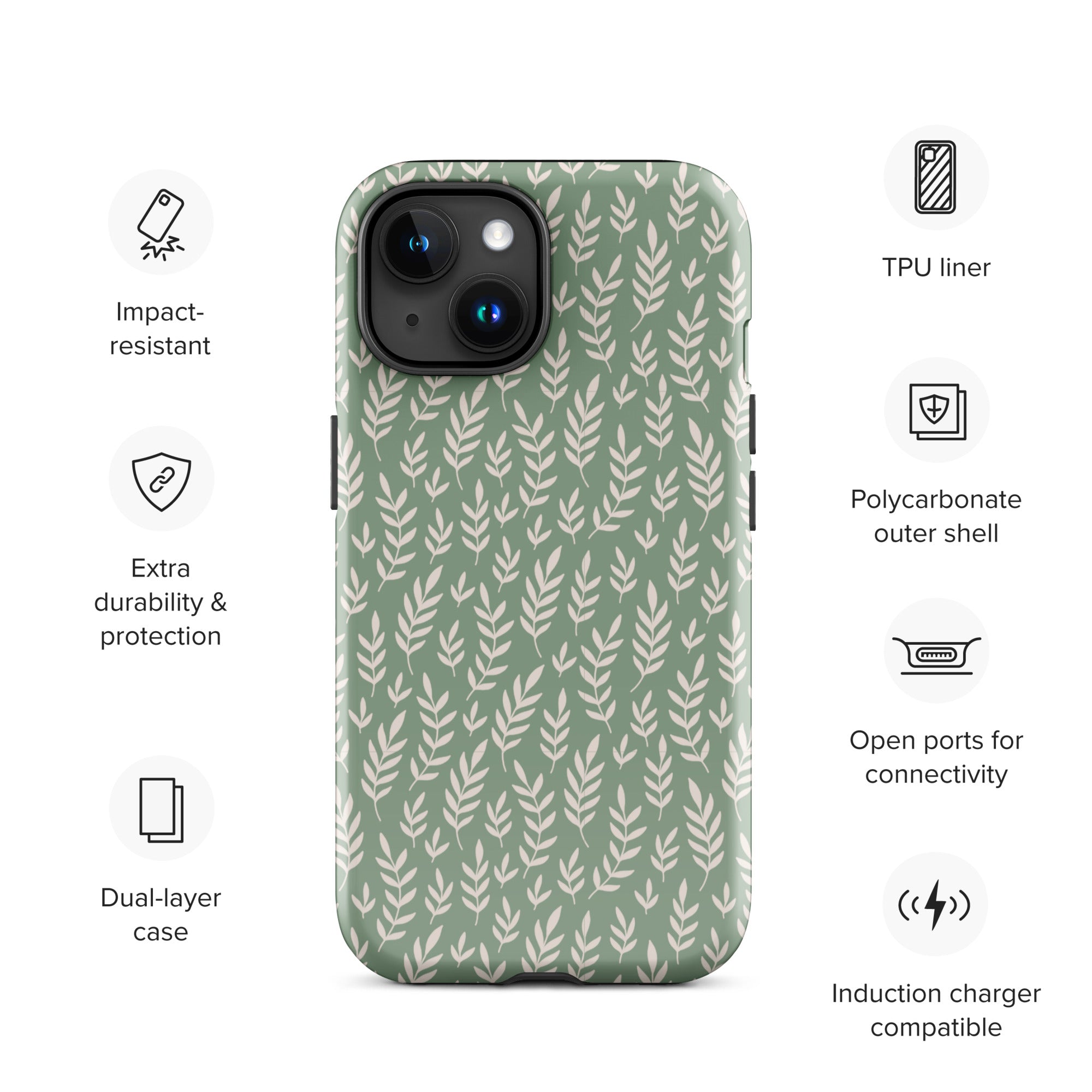 Unbe-LEAF-able - Tough Case for iPhone®