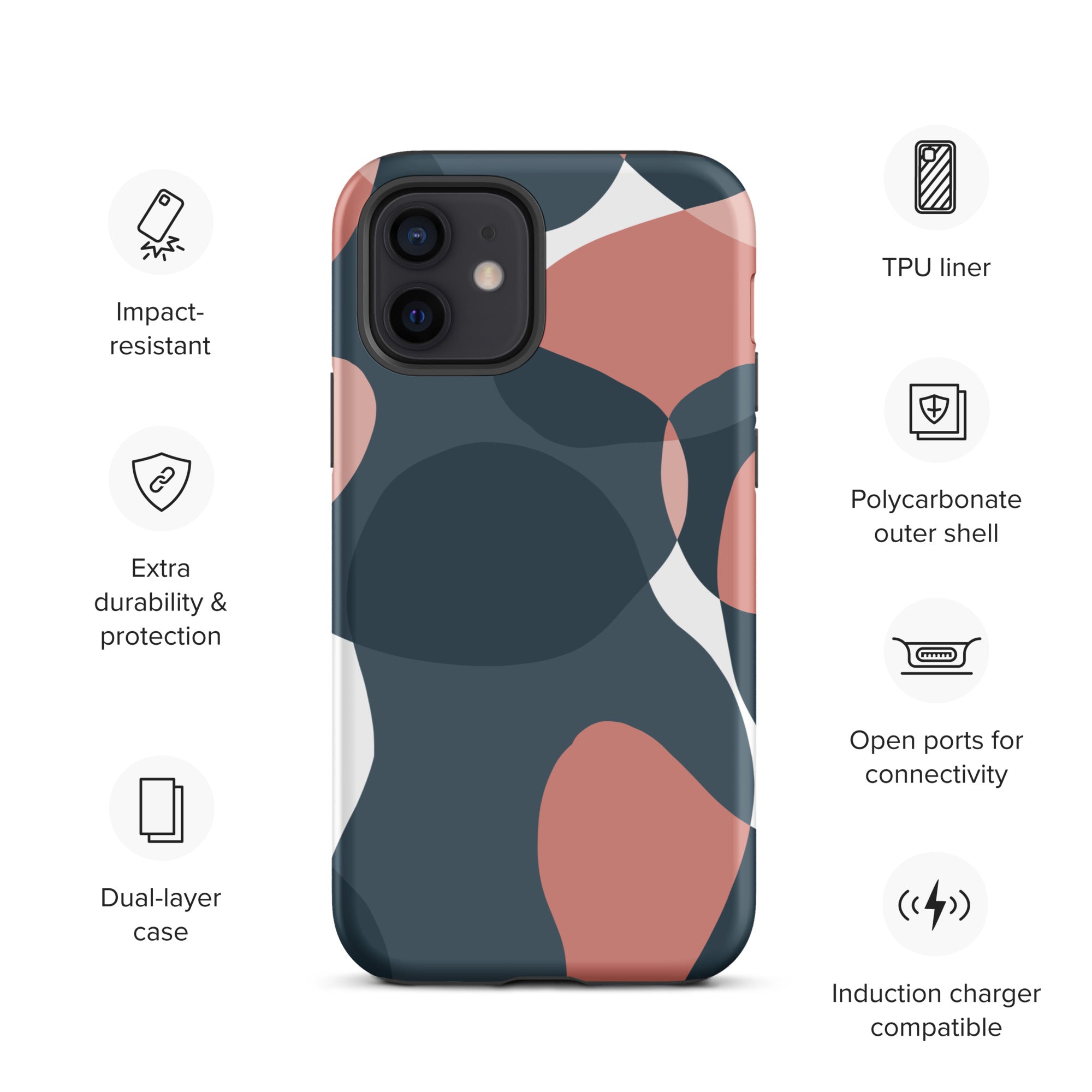 Go with the Flow - Tough Case for iPhone®