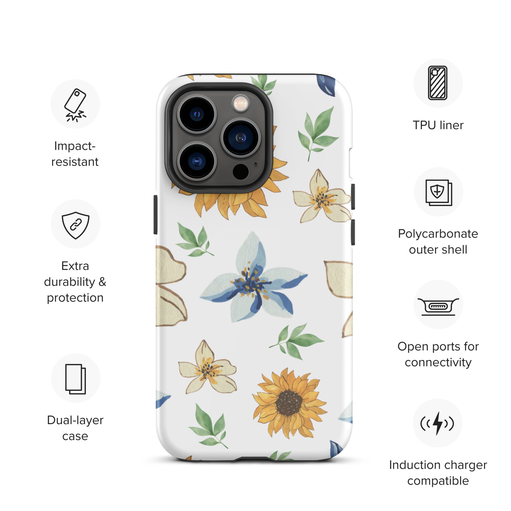Floral Tough Case for iPhone®