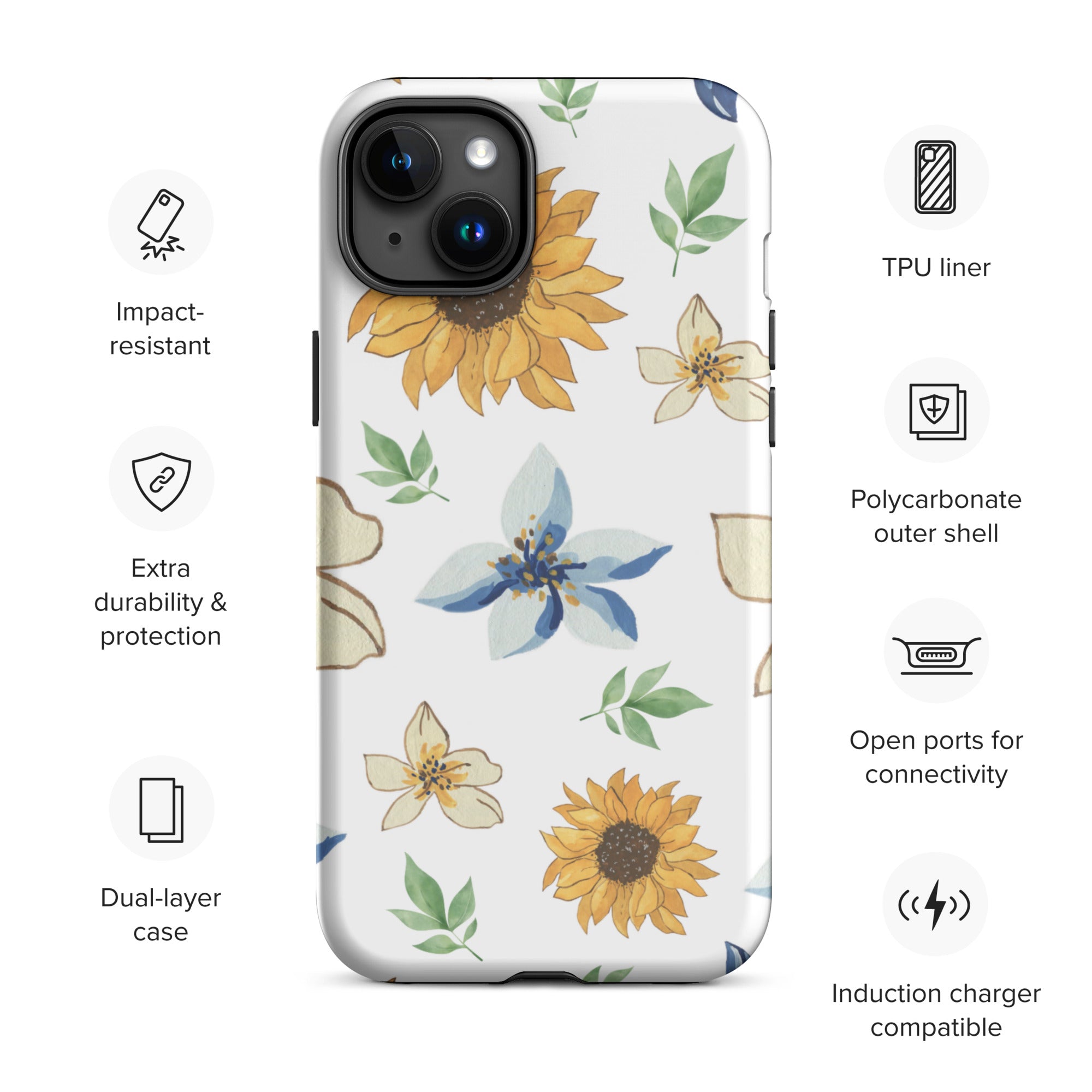 Floral Tough Case for iPhone®