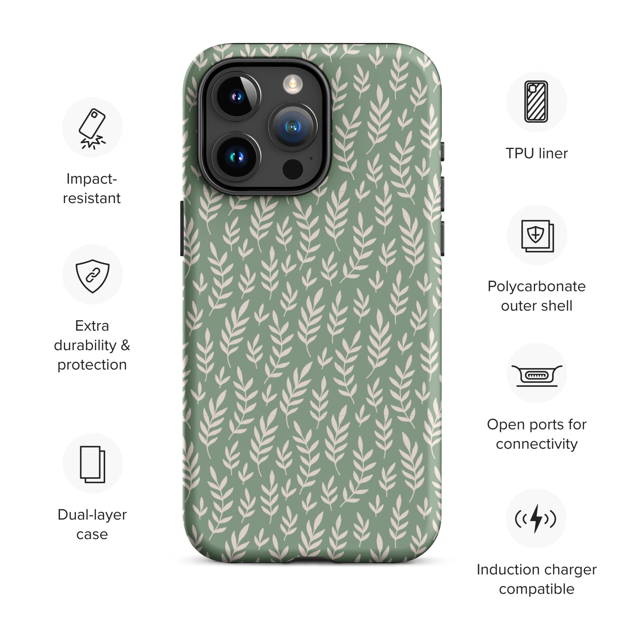 Unbe-LEAF-able - Tough Case for iPhone®