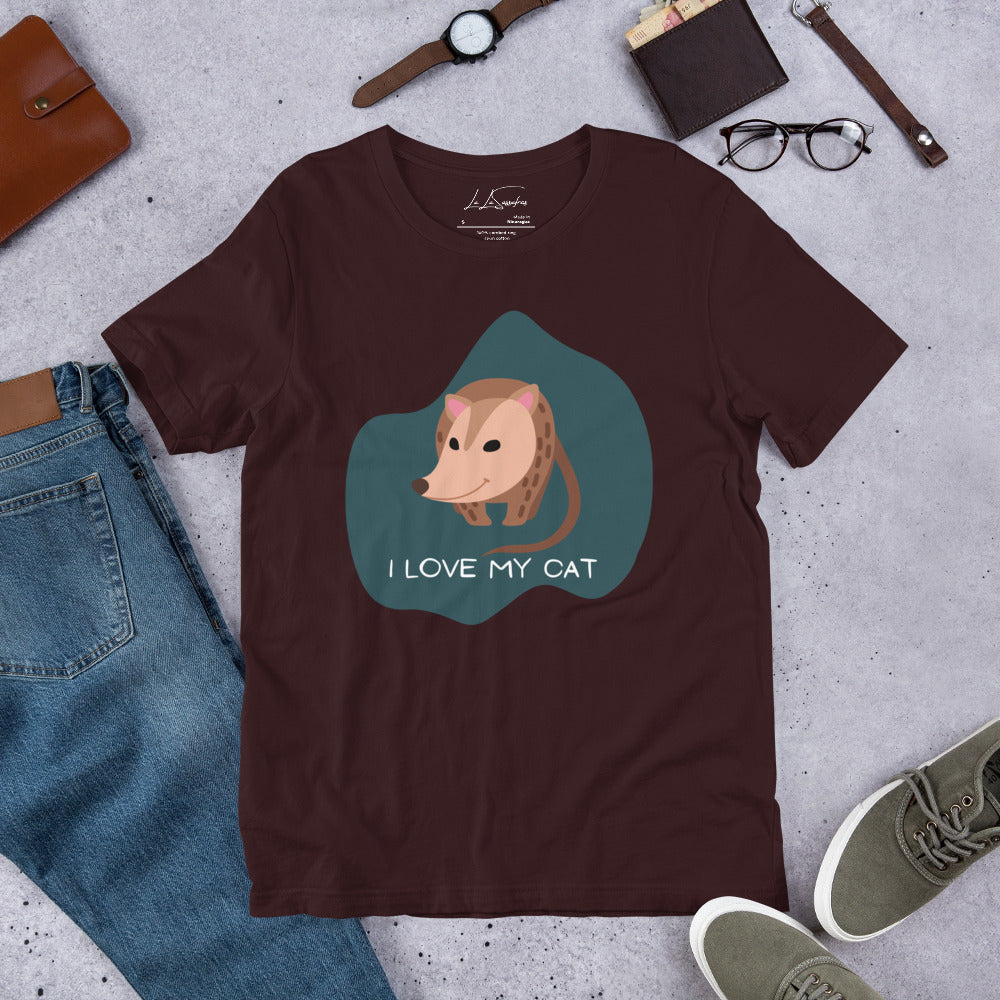 I Love My Cat - Unisex T-Shirt