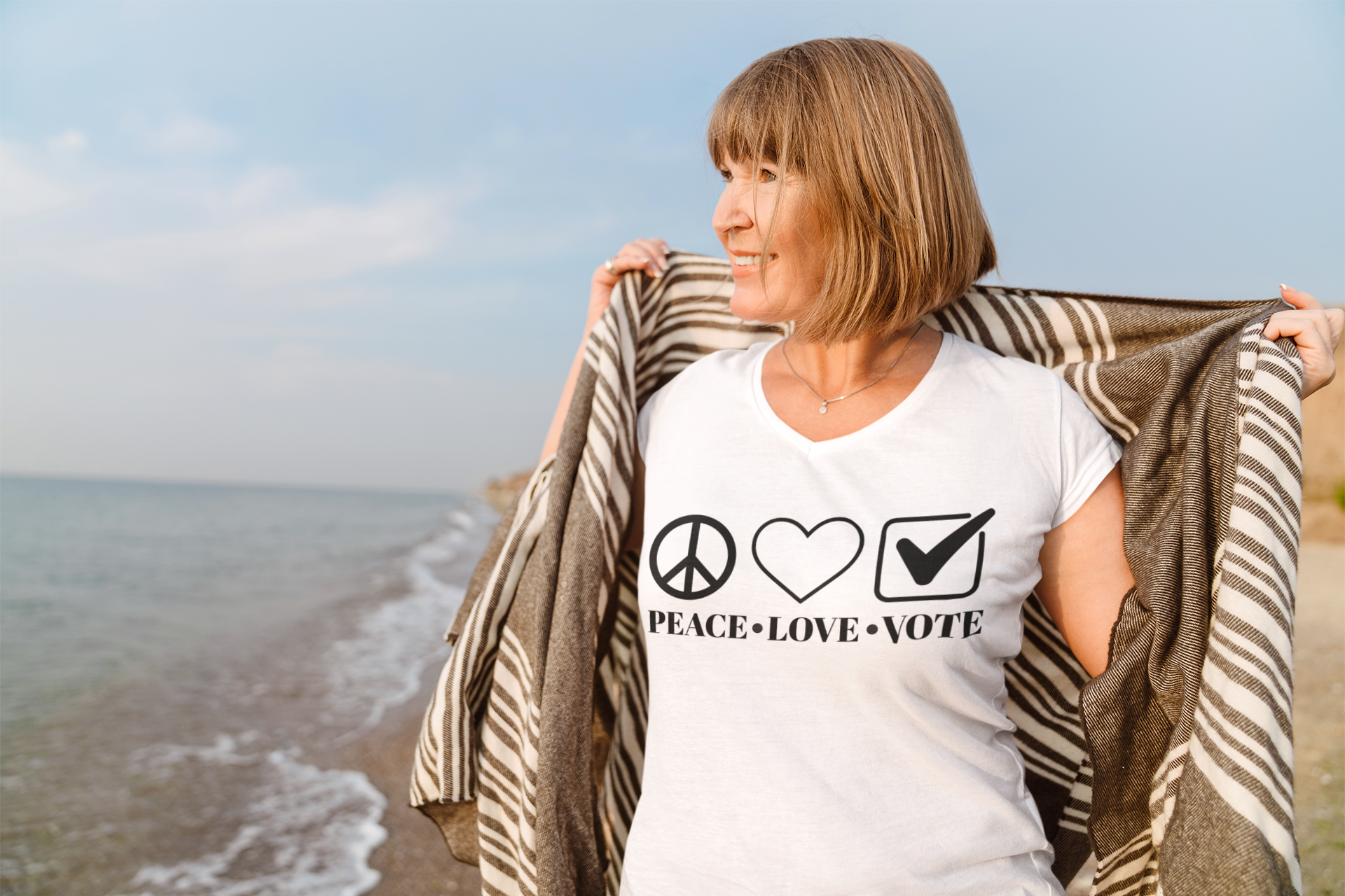 Women’s Relaxed V-Neck T-Shirt