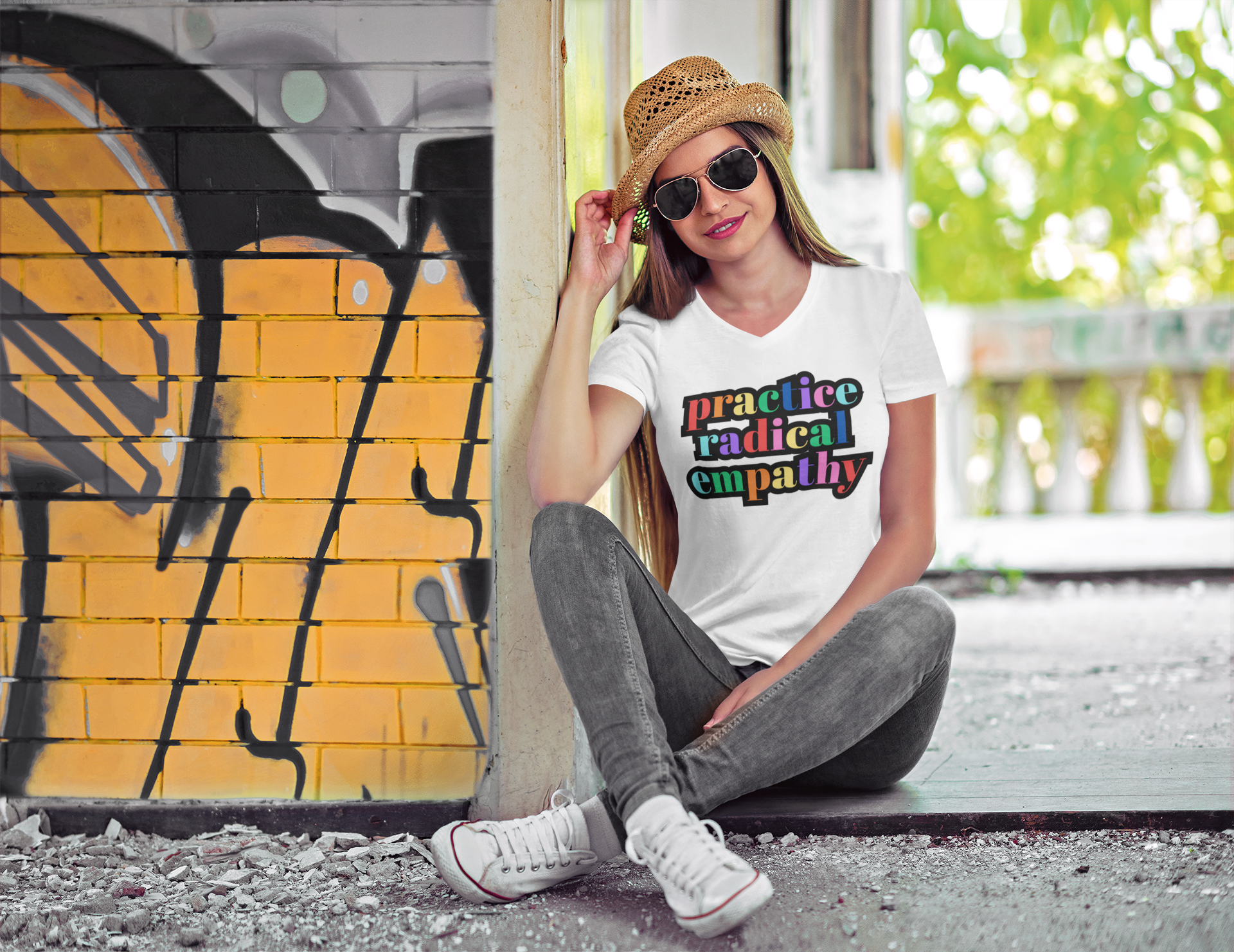 Radical Empathy - Women’s Relaxed V-Neck T-Shirt