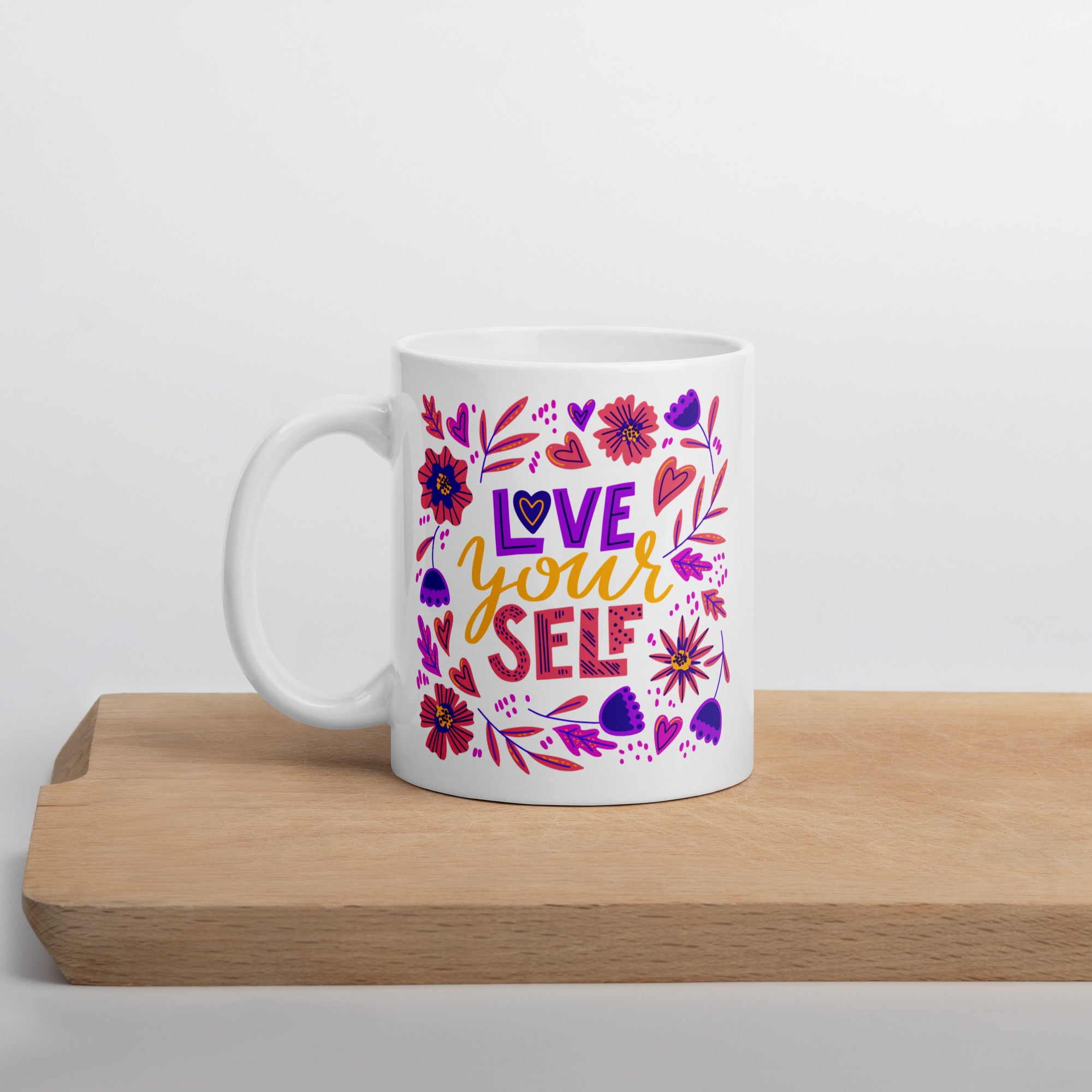 Love Yourself - White Glossy Mug