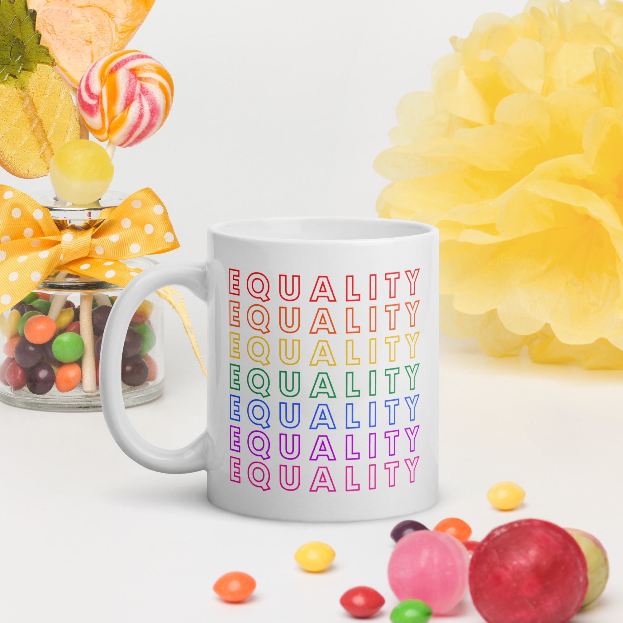 Equality - White Glossy Mug
