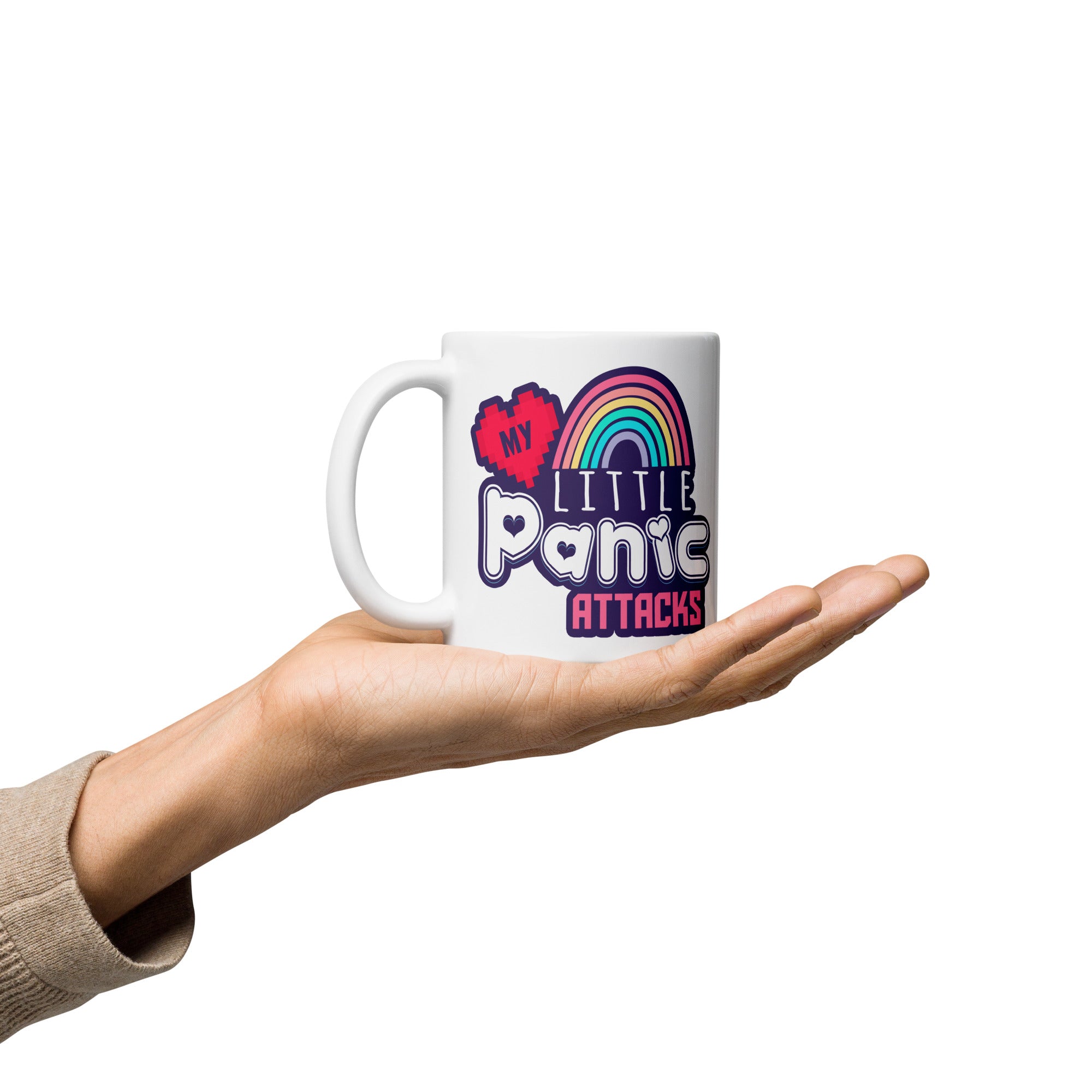 My Little Panic Attacks - White Glossy Mug