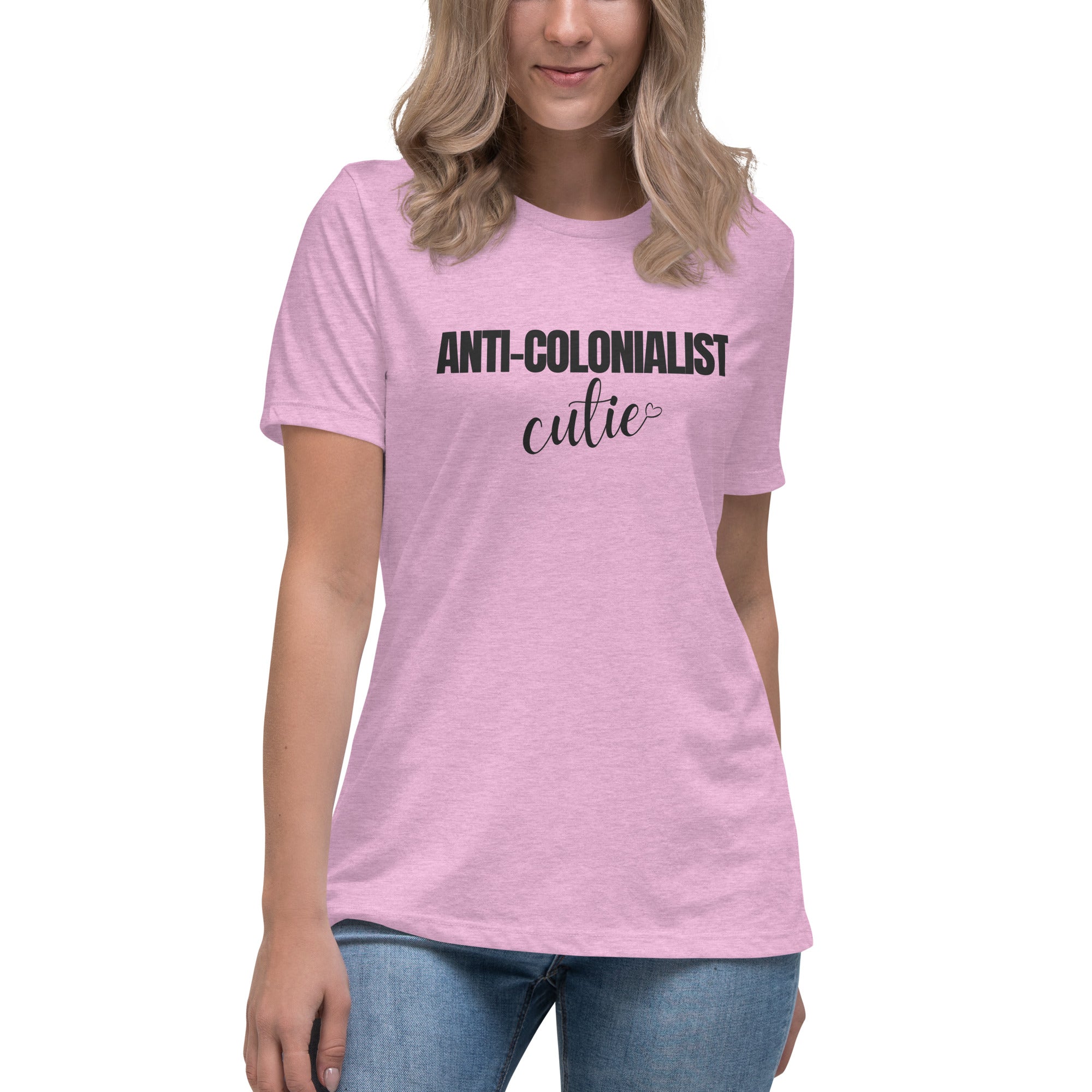 Anti-Colonialist Cutie - Women's Relaxed T-Shirt