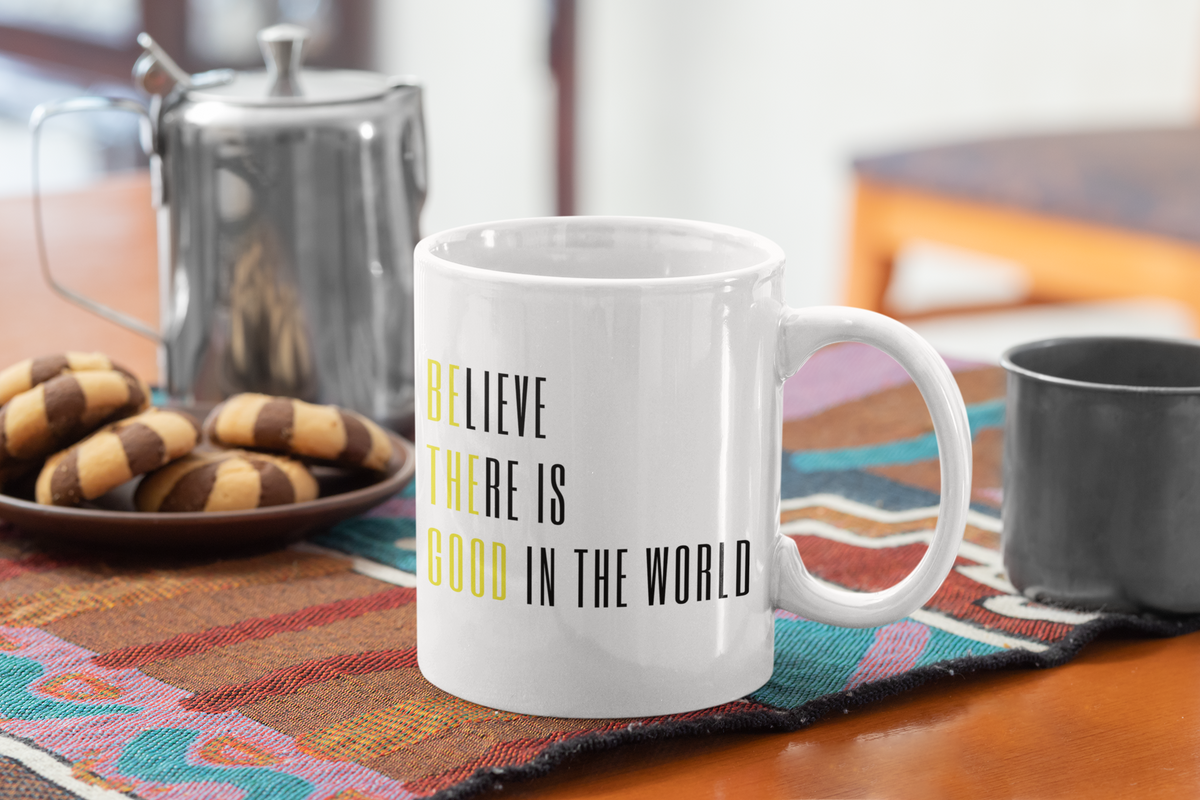 Mug: God is good (white color) –