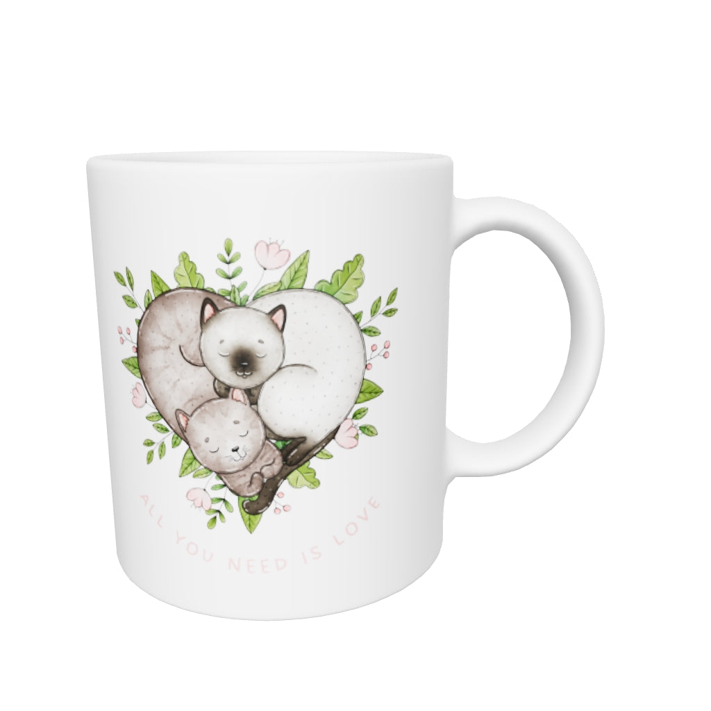 Kitty Love - White Glossy Mug