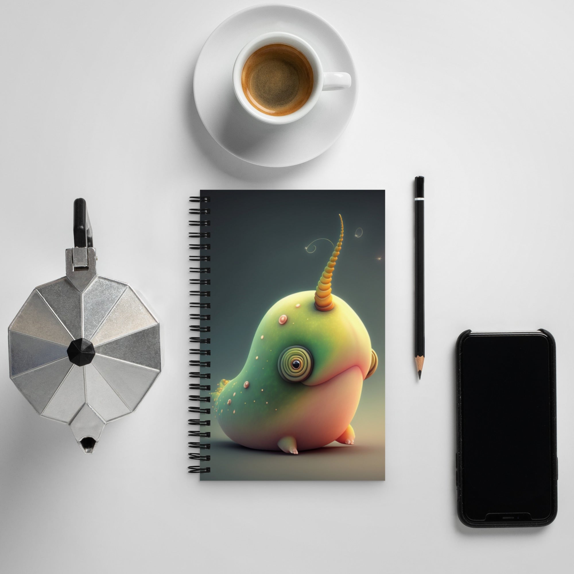 The Cutest Slug - Spiral Notebook