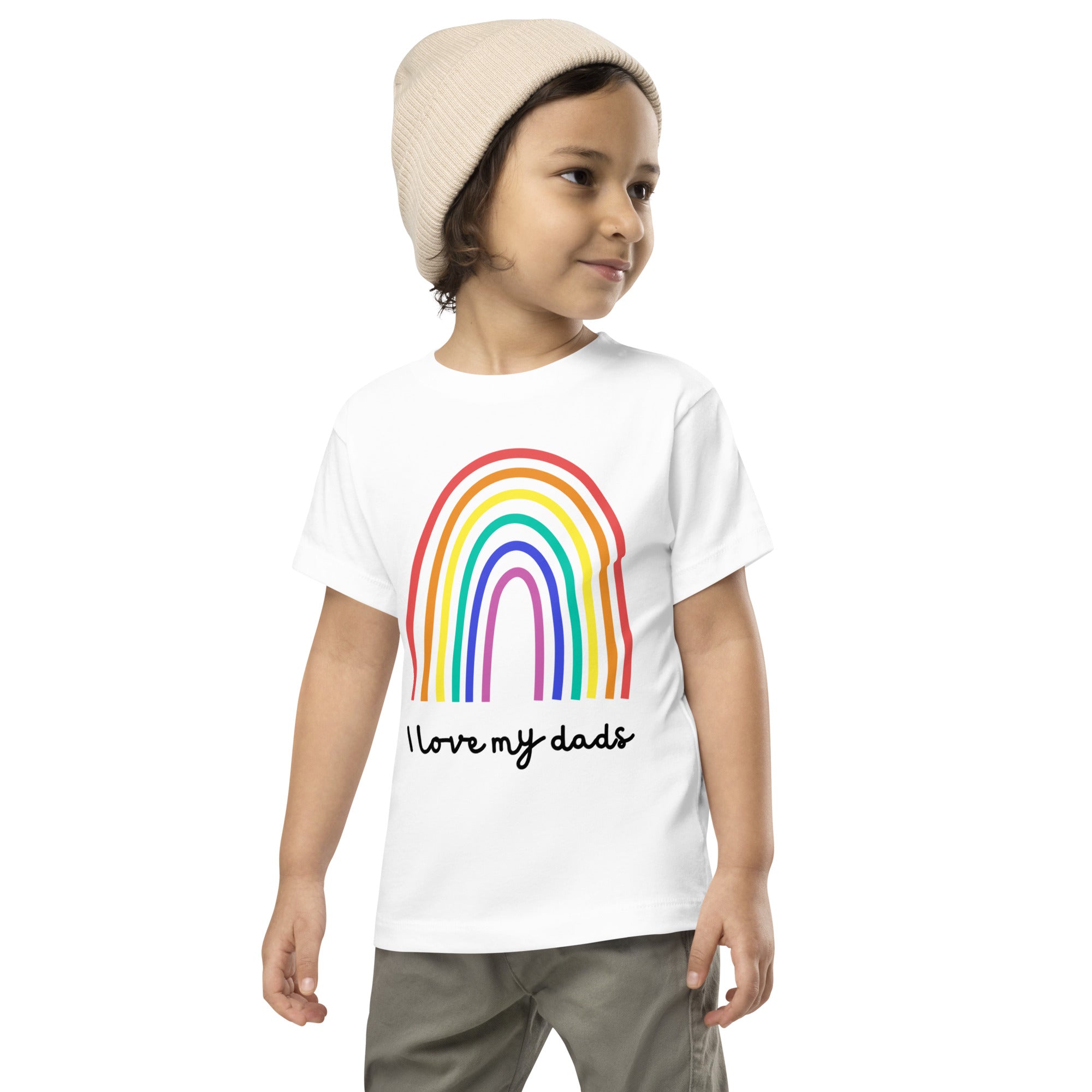 I Love My Dads - Toddler Short Sleeve Tee