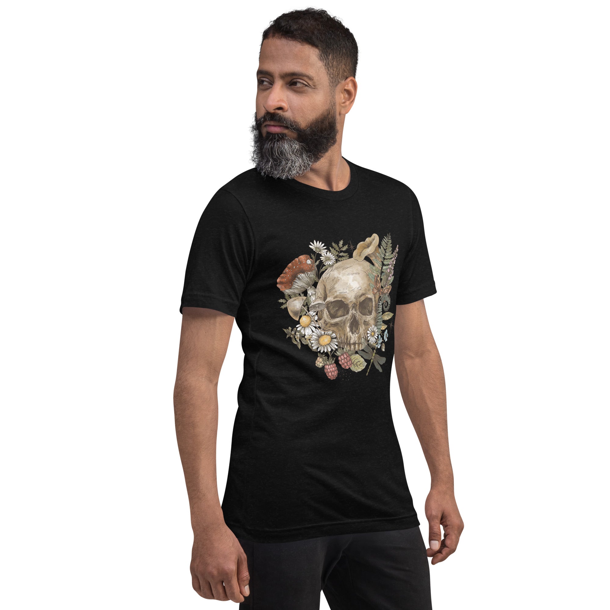 Floral Skull - Unisex T-Shirt
