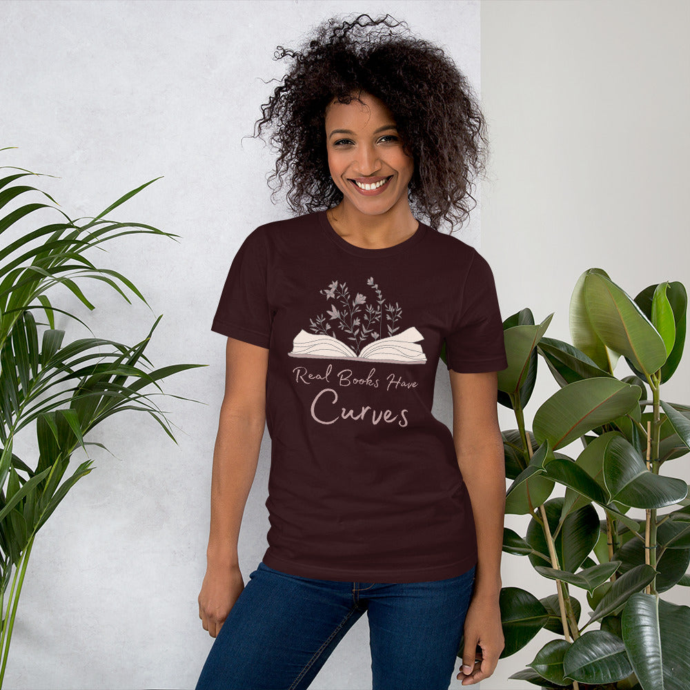 Real Books Have Curves - Unisex T-Shirt