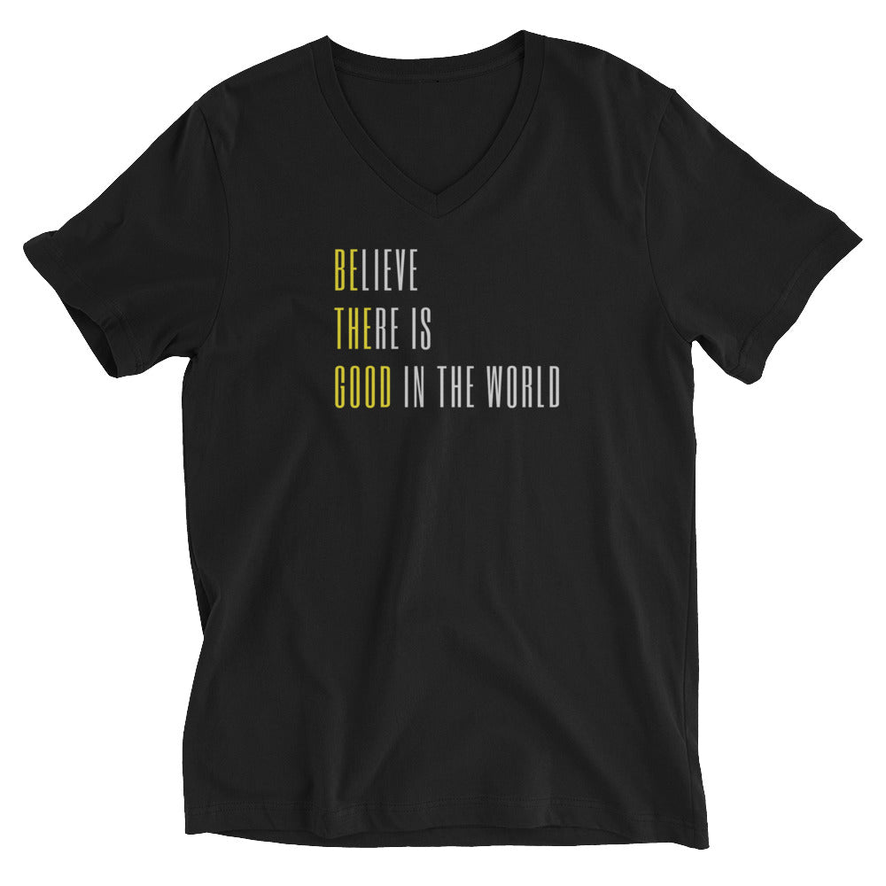 Be the Good - Unisex Short Sleeve V-Neck T-Shirt