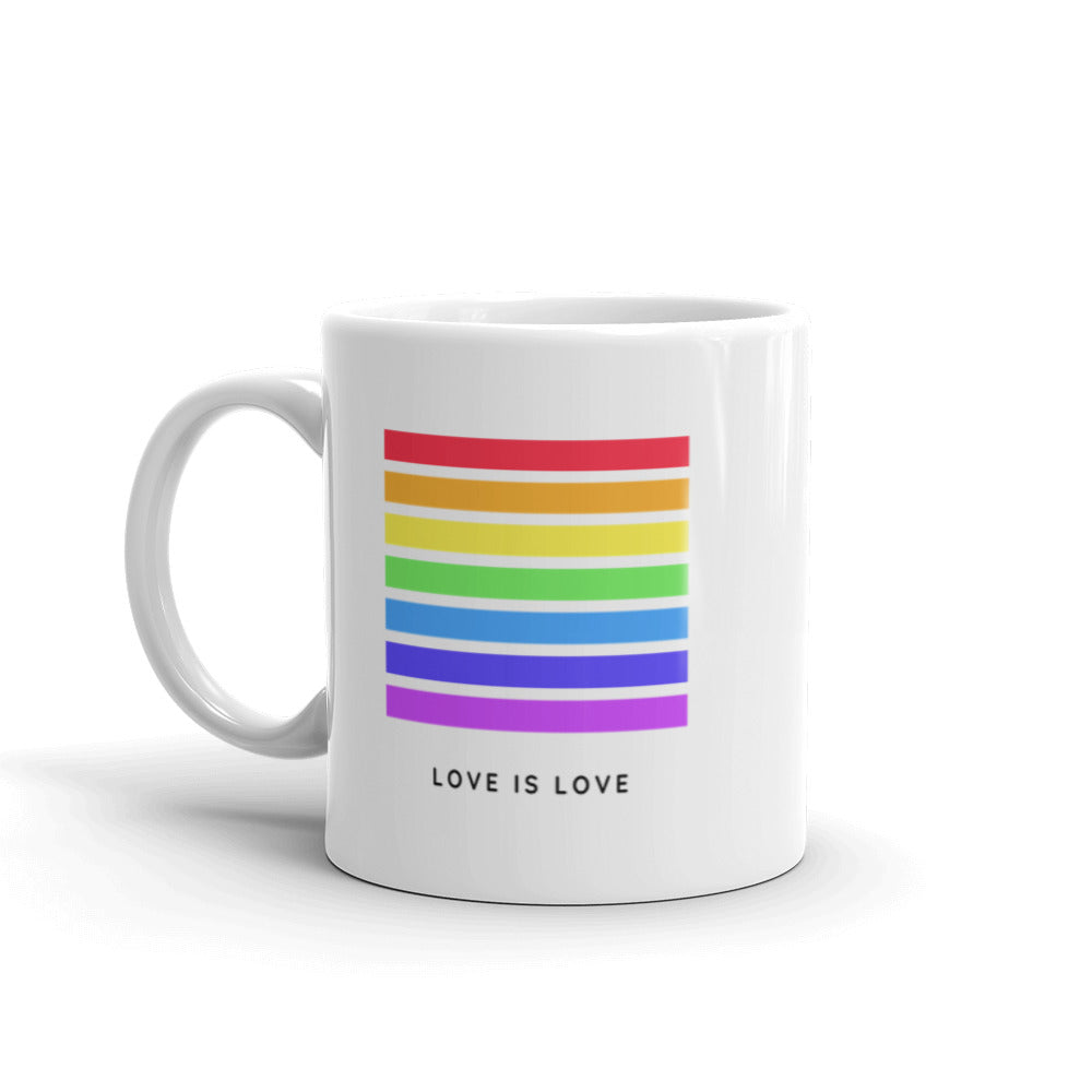 Love is Love - White glossy mug
