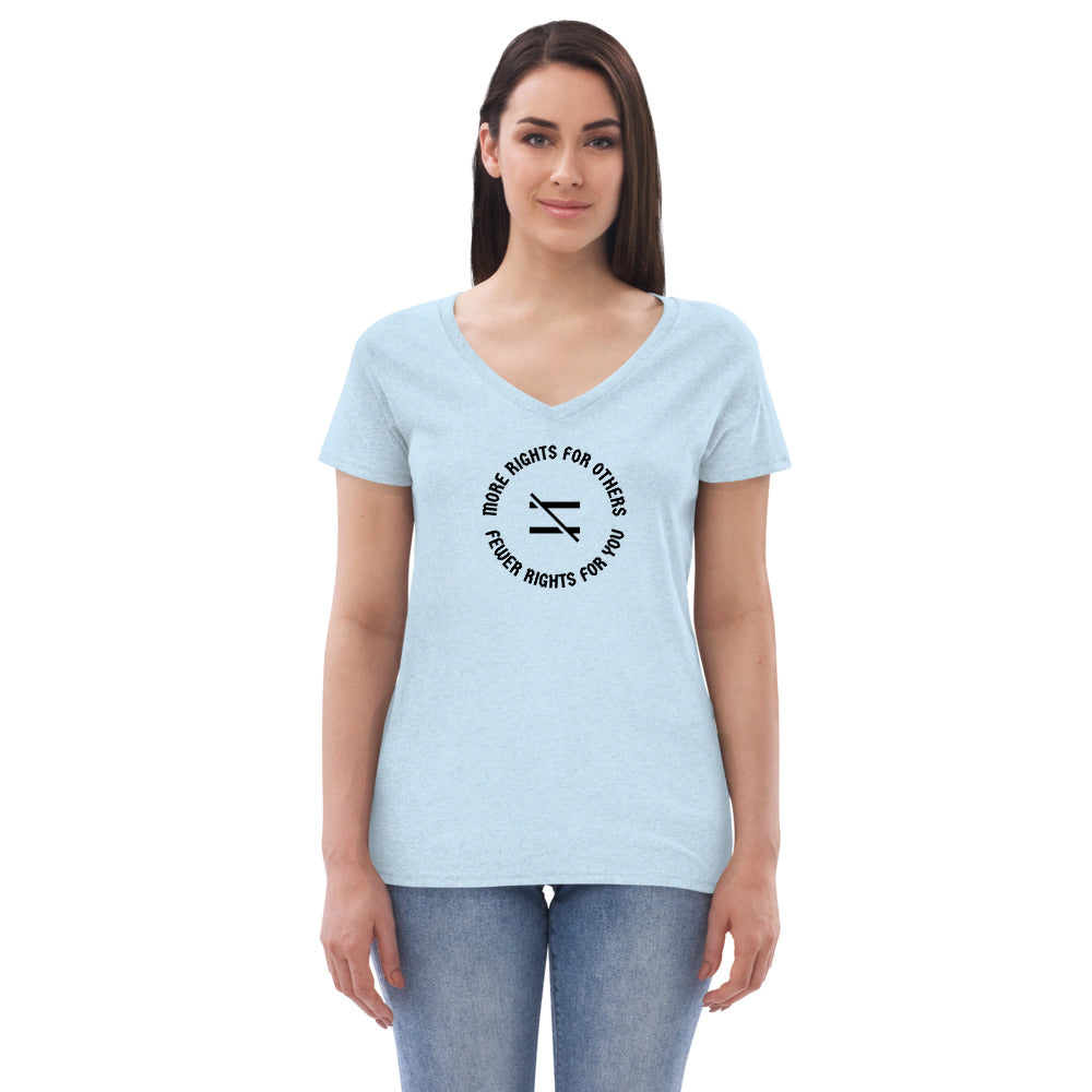 Equal Rights - Women’s recycled v-neck t-shirt