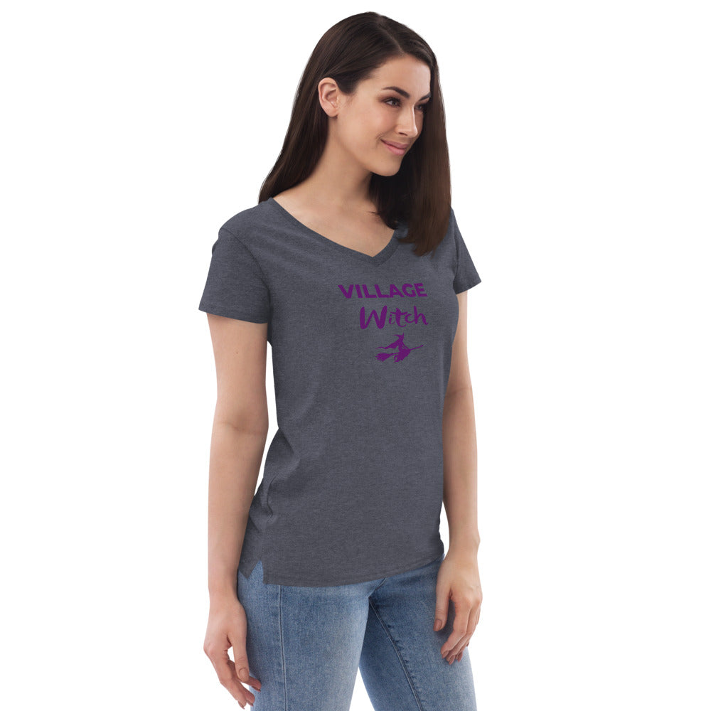Village Witch - Women’s recycled v-neck t-shirt