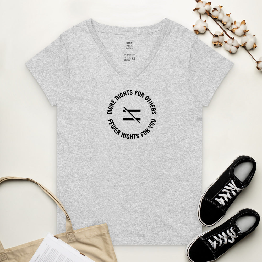 Equal Rights - Women’s recycled v-neck t-shirt