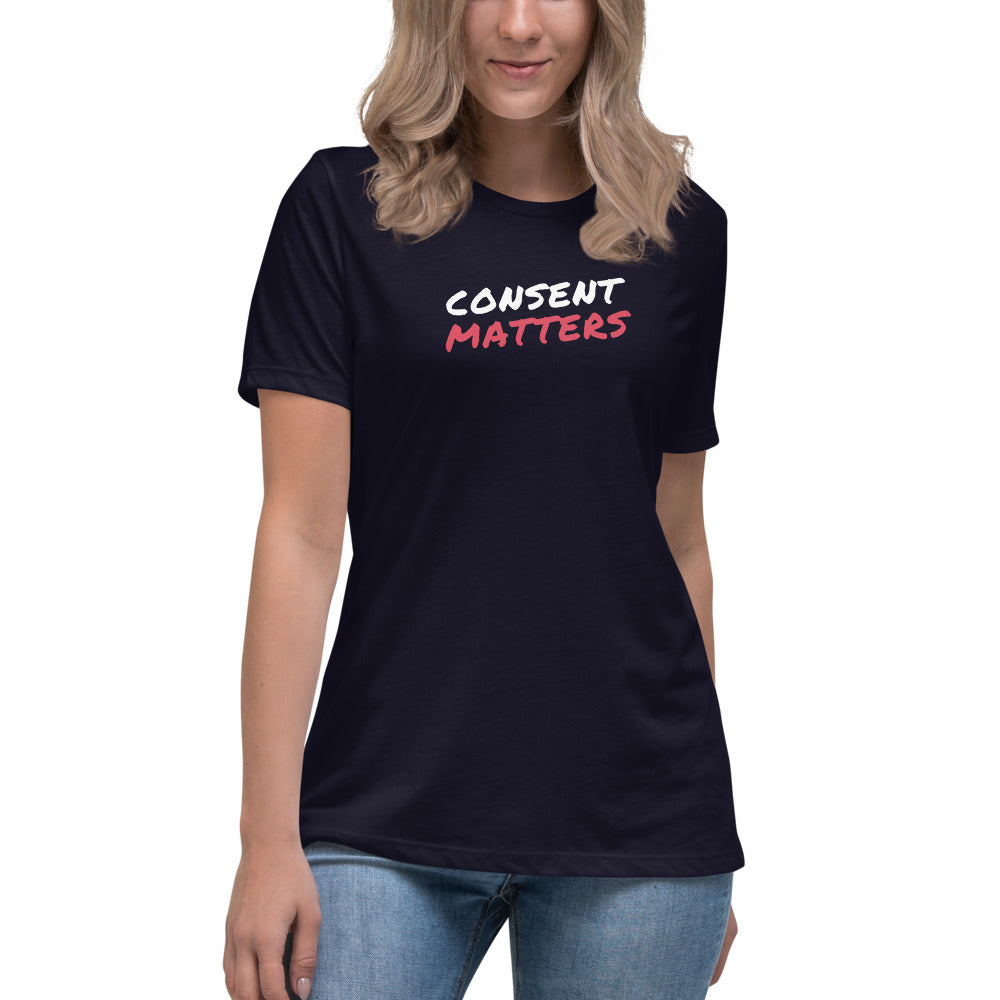 Consent Matters - Women's Relaxed T-Shirt