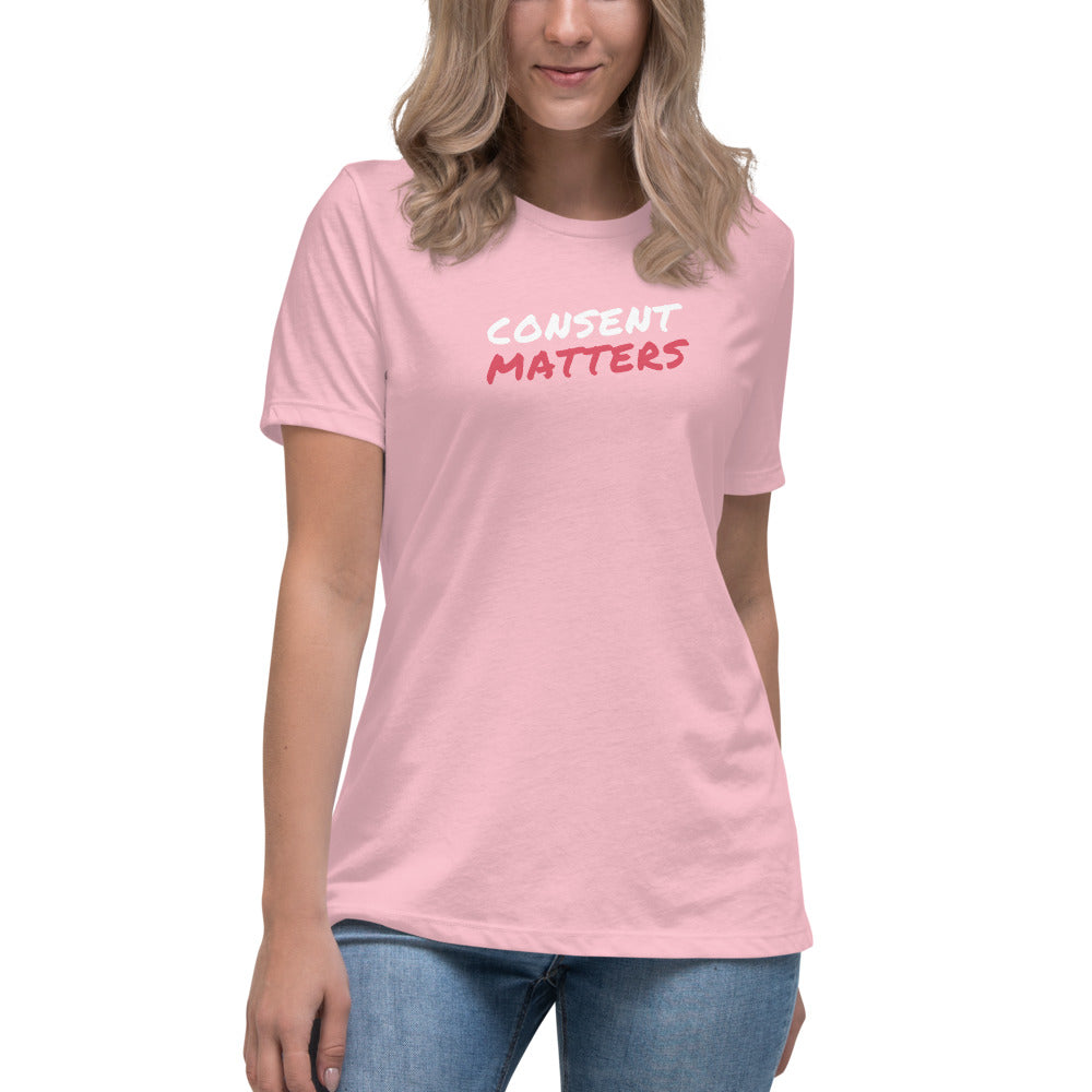 Consent Matters - Women's Relaxed T-Shirt