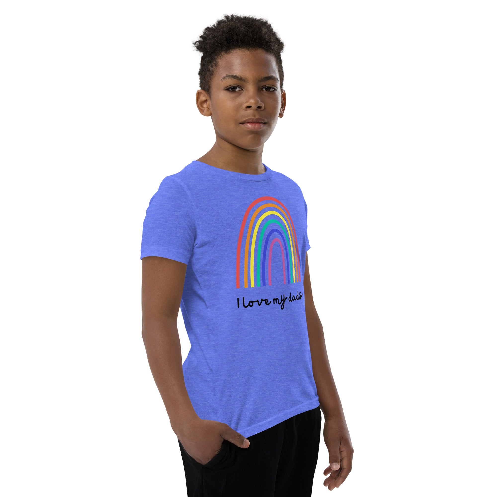I Love My Dads - Youth Short Sleeve T-Shirt